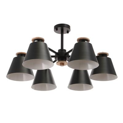 Люстра 1064/6BK E27 60Вт черный 75х75х50 см BayerLux