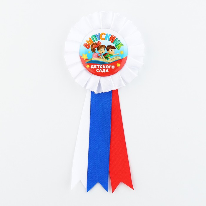 Значок - орден на Выпускной «Выпускник детского сада на книге», d = 6,7 см - фото 1889549539