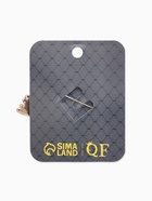 Брошь «Рыбка» петушок, цвет бело-синий в золоте - Фото 5