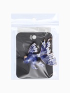 Брошь «Рыбка» петушок, цвет бело-синий в золоте - Фото 6