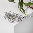 Брошь «Ветвь» с жемчужиной, цвет радужный в серебре - Фото 3