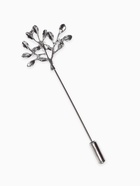 Булавка «Деревце», 7 см, цвет серебро - Фото 1