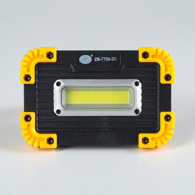Светодиодный прожектор-светильник аккумуляторный, USB, 9 Вт, 1200 мАч, от батареек 3хААА