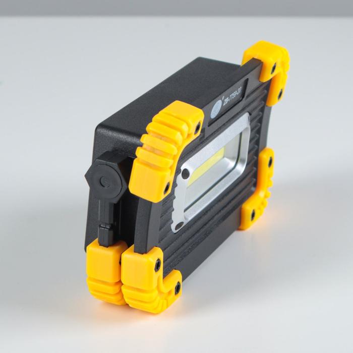 Светодиодный прожектор-светильник аккумуляторный, 9 Вт, 1200 мАч, 3 ААА, USB, 3 ч работы - фото 1905749658