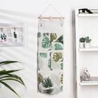 Органайзер подвесной с карманами Доляна «Тропиканка», 5 отделений, 65×23 см - Фото 1