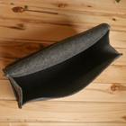 Банный портфель, полиэфир 70%, шерсть 30%, серый, Добропаровъ - Фото 2