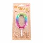 Свеча в торт «Цифра 0», 9 см - Фото 3