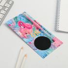 Блок с липким краем Shine ON, + ручка, чёрные листы  (артикул 5106100)  большой выбор товаров оптом и в розницу по низким ценам с доставкой