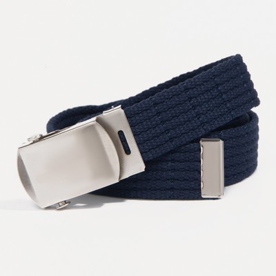 Ремень детский, ширина 2,5 см, пряжка автомат, цвет тёмно-синий