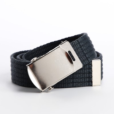 Ремень детский, ширина 2,5 см, пряжка зажим, цвет серый