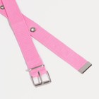 Ремень детский, ширина 3 см, пряжка металл, цвет розовый - Фото 2