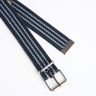 Ремень детский, ширина 2.5 см, пряжка металл, цвет синий/серый - Фото 2