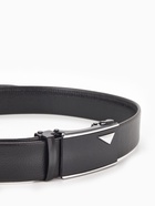 Ремень мужской «Великан» для полных, ширина 3.5 см, пряжка автомат, чёрный - Фото 3