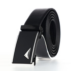 Ремень мужской «Великан» для полных, ширина 3.5 см, пряжка автомат, чёрный - Фото 2