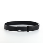 Ремень мужской «Великан» для полных, ширина 3.5 см, пряжка автомат, чёрный - Фото 6