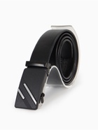 Ремень мужской длинный, 125×3.5 см, гладкий, пряжка автомат, чёрный - Фото 2