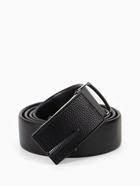 Ремень мужской, ширина 3.5 см, пряжка автомат, чёрный - фото 23528893