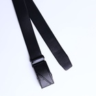 Ремень мужской, ширина 3.5 см, пряжка автомат МИКС, чёрный - Фото 5