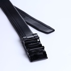 Ремень мужской, ширина 3.5 см, пряжка автомат МИКС, чёрный - Фото 6