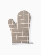 Кухонный набор Доляна «Клетка»: прихватка 17×17 см, рукавица 26×16 см, серый - Фото 6