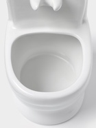 Ёршик для унитаза с подставкой «Классик», 10×13×32 см, белый - Фото 5