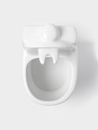 Ёршик для унитаза с подставкой «Классик», 10×13×32 см, белый - Фото 6