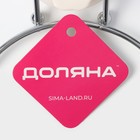 Держатель для полотенец одинарный Доляна, 20×15×4.5 см, кольцо, на вакуумной присоске - Фото 4