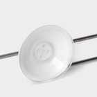 Держатель для полотенец на вакуумной присоске Доляна, 27×6.5×7 см - Фото 4