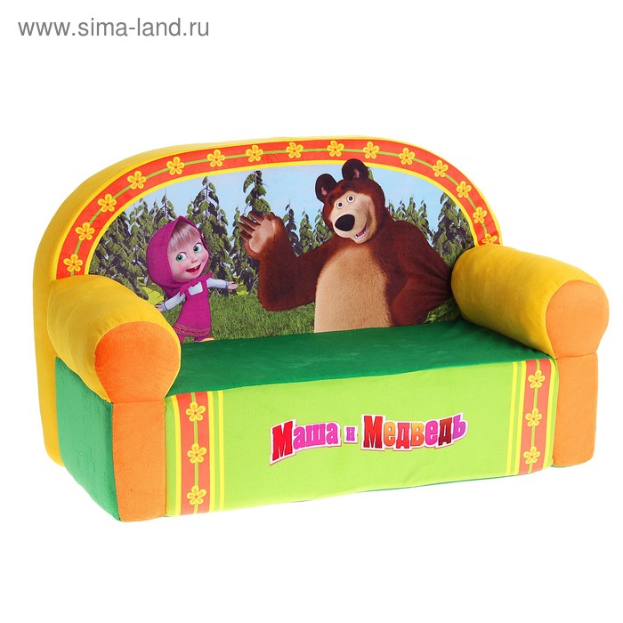 Мягкая игрушка "Диван Маша и медведь" - Фото 1