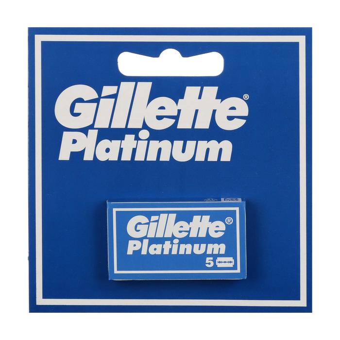 Лезвия для бритья Gillette Platinum, 5 шт. - Фото 1
