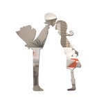 Наклейка интерьерная зеркальная "Влюбленная пара" 30х40 см - Фото 1