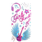 Наклейка интерьерная "Гитара с крыльями" 60х32 см - Фото 1