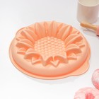 Форма для выпечки Доляна «Подсолнух», силикон, 29×6 см, с ручками, цвет МИКС - Фото 10