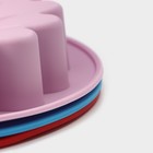 Форма для выпечки Доляна «Гербера», силикон, d=23 см (внутр. d=19 см), МИКС - Фото 7