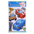 Наклейка интерьерная голография "Забавы мальчишек" 50х29 см - Фото 1