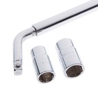 Ключ баллонный Г-образный телескопический ТУНДРА, квадрат 1/2", головки 17/19/21/23 мм - Фото 1