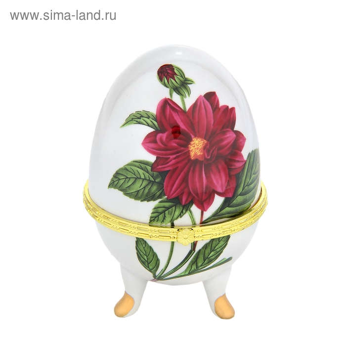 Шкатулка "Георгин" 15,5х10х10 см - Фото 1