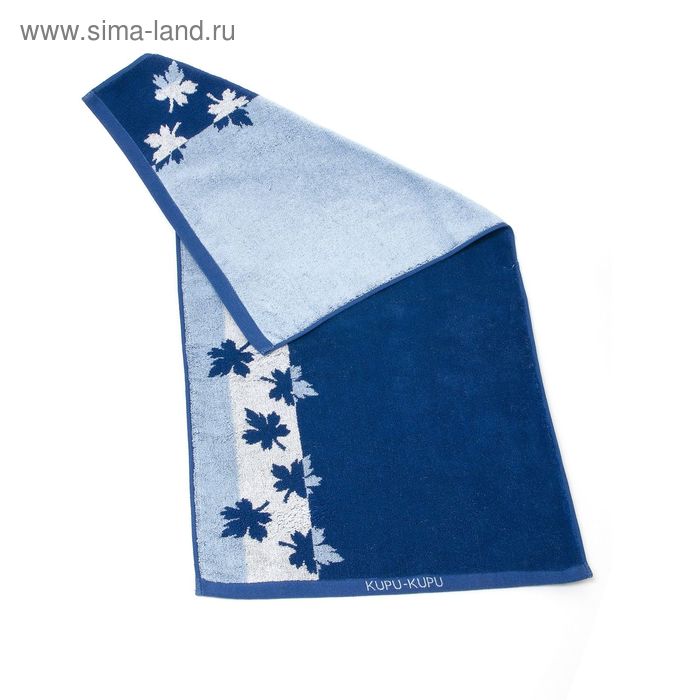 Полотенце махровое Купу-Купу "Канада", размер 70х130 см, 420 г/м2, цвет синий - Фото 1