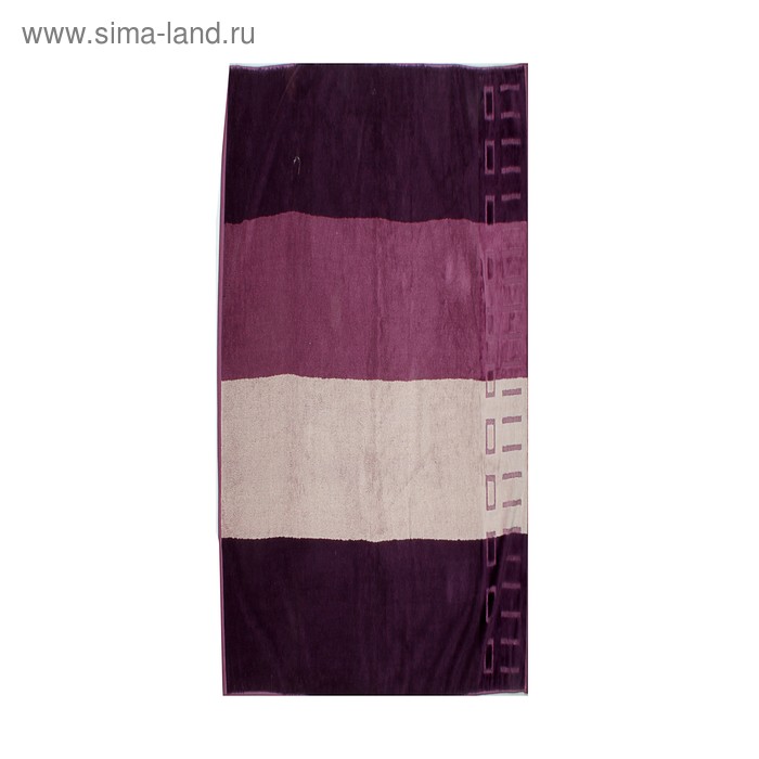 Полотенце махровое банное Купу-Купу "Винстон", размер 70х135 см, цвет фиолетовый, хлопок 100%, 420 г/м2 - Фото 1