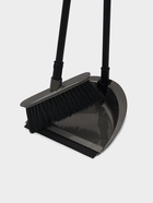 Щётка для пола с совком и кромкой Svip «Классика», пластик, 8×24×88 см, серый 6494843 Щётка для пола с совком и кромкой Svip «Классика», пластик, 8×24×88 см, серый 6494843