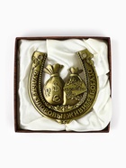 Подкова металл «Будьте здоровы, живите богато», 7×7 см - Фото 3