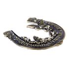 Подкова металл «Здоровья, счастья и добра», 7×7 см - Фото 3