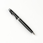 Фонарик-ручка с лазером карманный, 2 диода, цвета МИКС - Фото 3