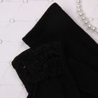 Перчатки женские "Розалин", размер 9, цвет чёрный - Фото 2