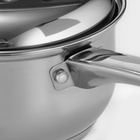 Ковш Катунь «Гретта», 1.8 л, d=16 см, капсульное дно, индукция, нержавеющая сталь - Фото 6