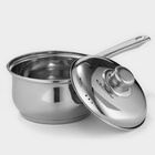 Ковш Катунь «Гретта», 1.8 л, d=16 см, капсульное дно, индукция, нержавеющая сталь - Фото 7