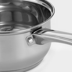 Ковш Катунь «Гретта», 1.8 л, d=16 см, капсульное дно, индукция, нержавеющая сталь - Фото 9