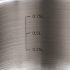 Ковш Катунь «Общепит», 1 л, d=14 см, капсульное дно, индукция, нержавеющая сталь - Фото 4