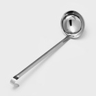 Половник Катунь, 250 мл, d=11 см, ручка 34 см, цельнотянутая ручка, нержавеющая сталь - Фото 1