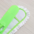 Швабра для мытья пола Доляна, микрофибра 38×8 см, гибкие края, телескопическая ручка 80(120) см - Фото 6